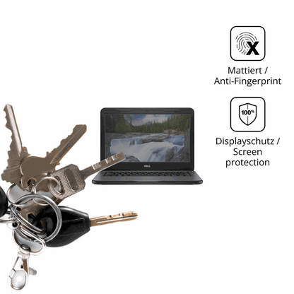 dipos Displayschutz für Dell Latitude 3310, mattierte Oberfläche, Blickschutzfilter und perfekter Passform