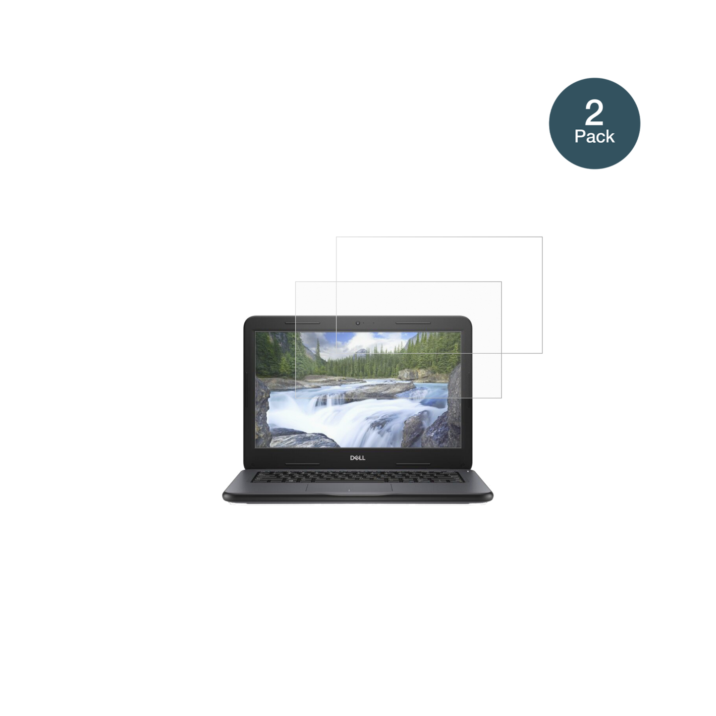 DellLatitude 3310 mit aufgebrachter dipos Panzerfolie, die lästige Fingerabdrücke minimiert
