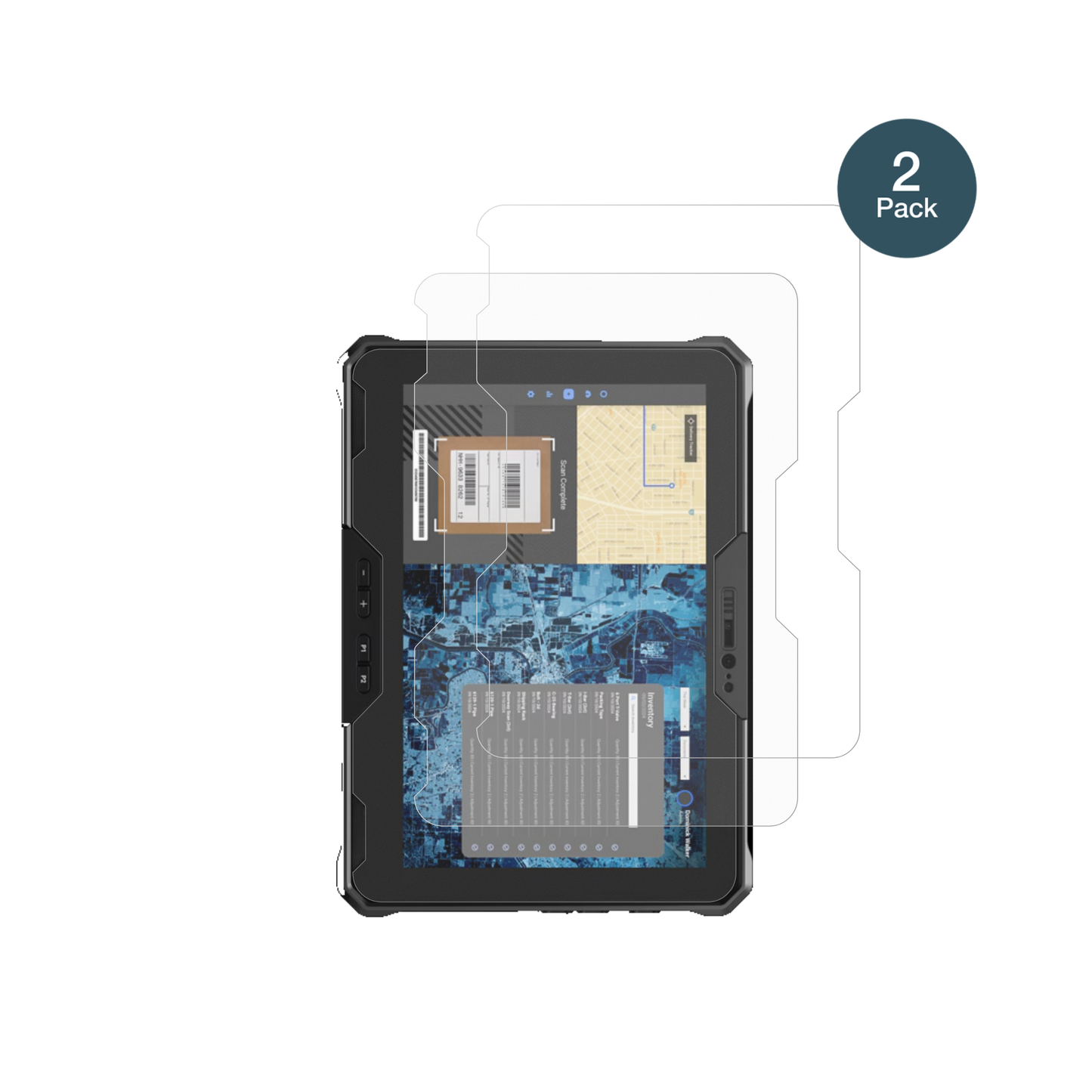 2x 9H Schutzfolie matt für Dell Latitude 7030 Rugged Panzerfolie