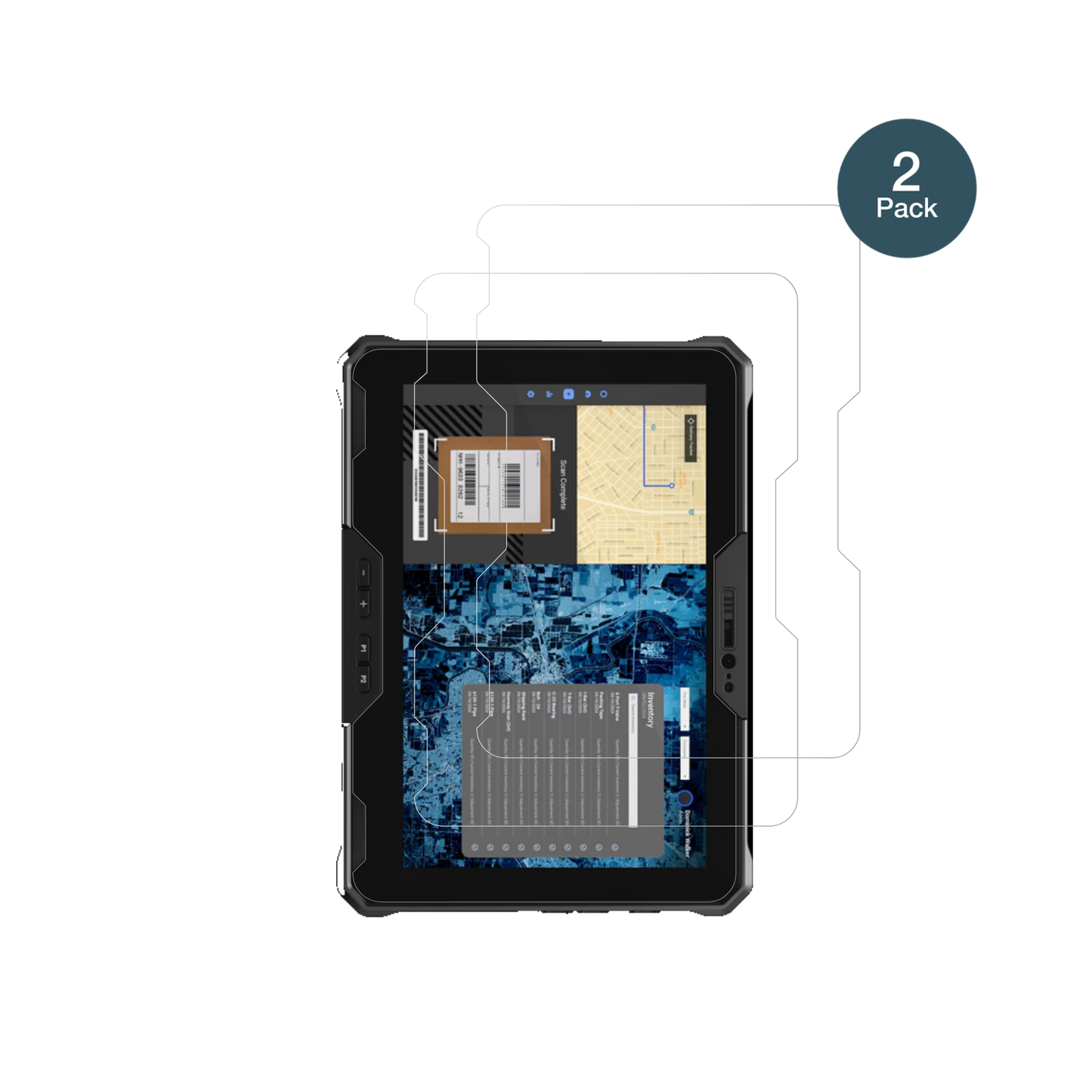 2x 9H Schutzfolie für Dell Latitude 7030 Rugged Panzerfolie