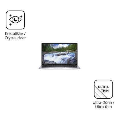 Dünne und klare Folie passend zugeschnitten für Dell Latitude 7400 2-in-1