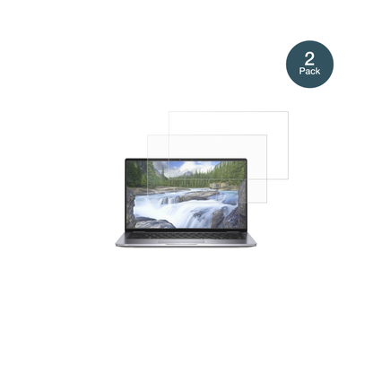 DellLatitude 7400 2-in-1 mit aufgebrachter dipos Panzerfolie, die lästige Fingerabdrücke minimiert
