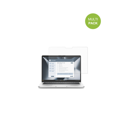 DellPro 13 Plus 2in1 mit aufgebrachter dipos Displayschutzfolie, die lästige Fingerabdrücke minimiert