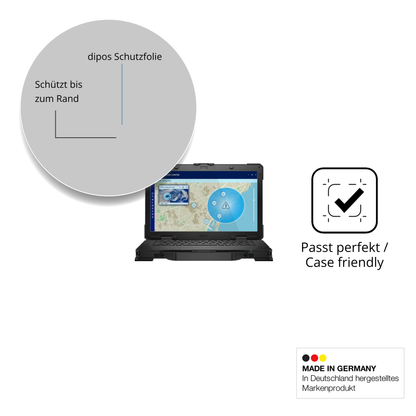 Besonders flexibler Displayschutz mit Anti-Shock-Schicht im Materialmix