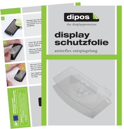 Matte Displayschutzfolie von dipos passend für De Longhi Magnifica 02.110 Tropfblech, präziser Zuschnitt und blasenfrei montiert