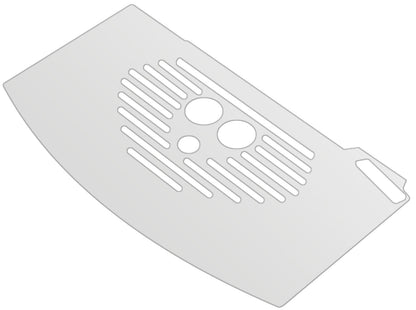 dipos Displayschutz für De Longhi Magnifica 02.110 Tropfblech, mattierte Oberfläche, geringe Dicke und perfekte Passform