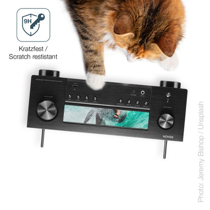 dipos Displayschutz für Denon AVR-S970H, mattierte Oberfläche, robuste Festigkeit und perfekte Passform