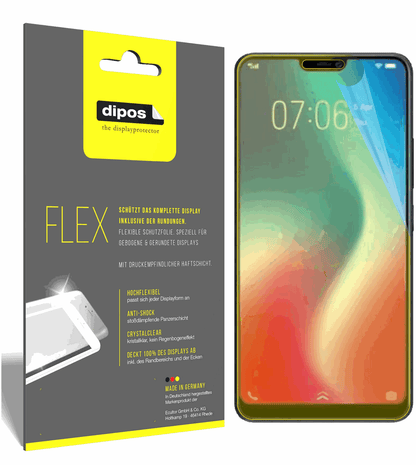 3x Screen Protector for Vivo Y85 Protective Film covers 100% dipos Flex