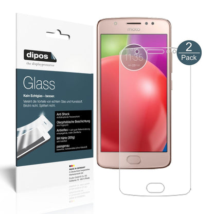 dipos 2x 9H Matte Screen Protector for Lenovo Moto E4