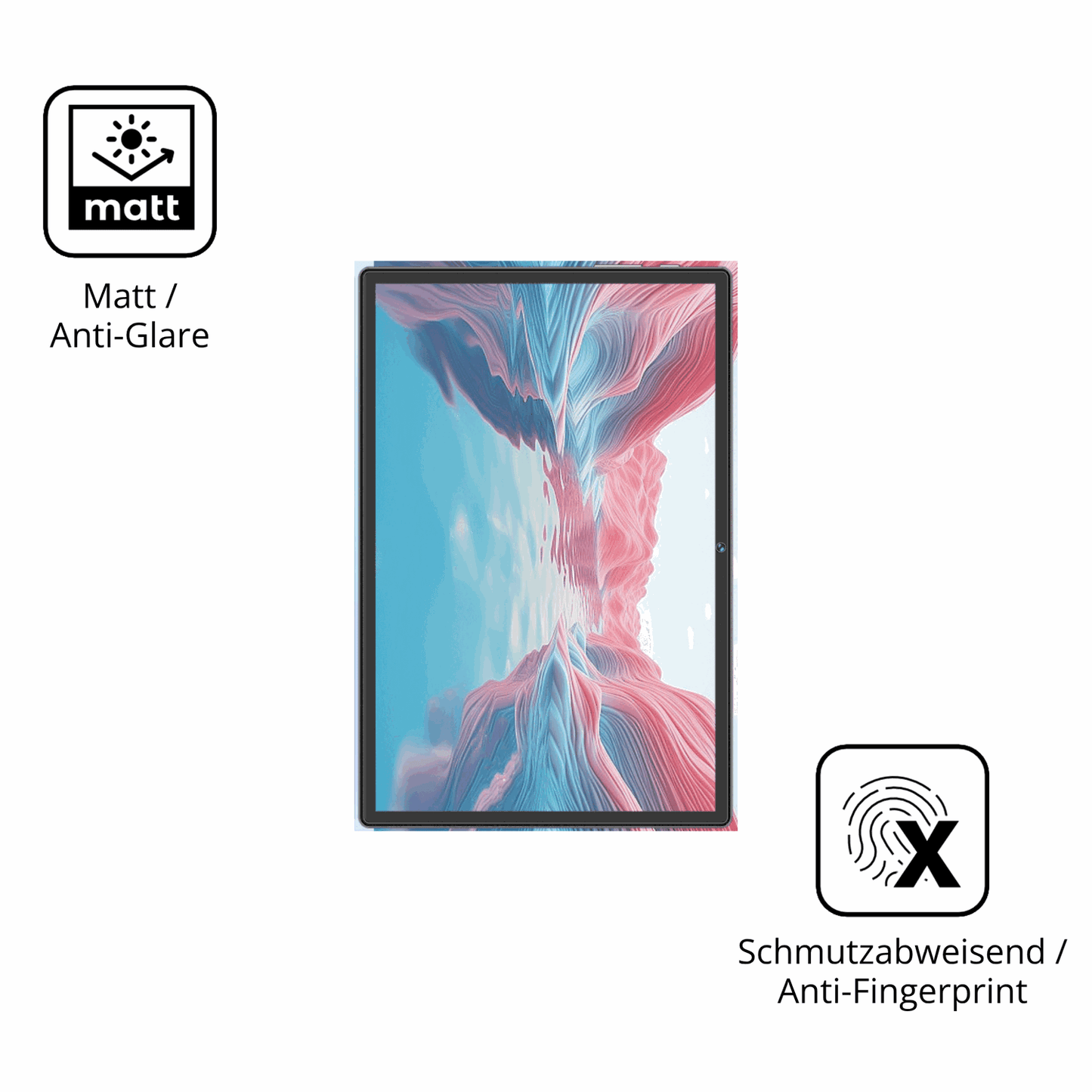 2x Screen Protector for Dghrti TAB30 10.1 Protection Anti Glare dipos