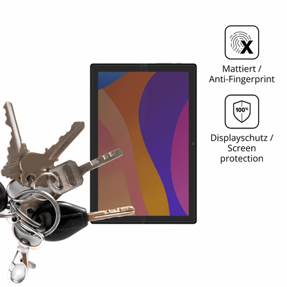 dipos Displayschutz für Digma CITI 1313C 4G, mattierte Oberfläche, Blickschutzfilter und perfekter Passform