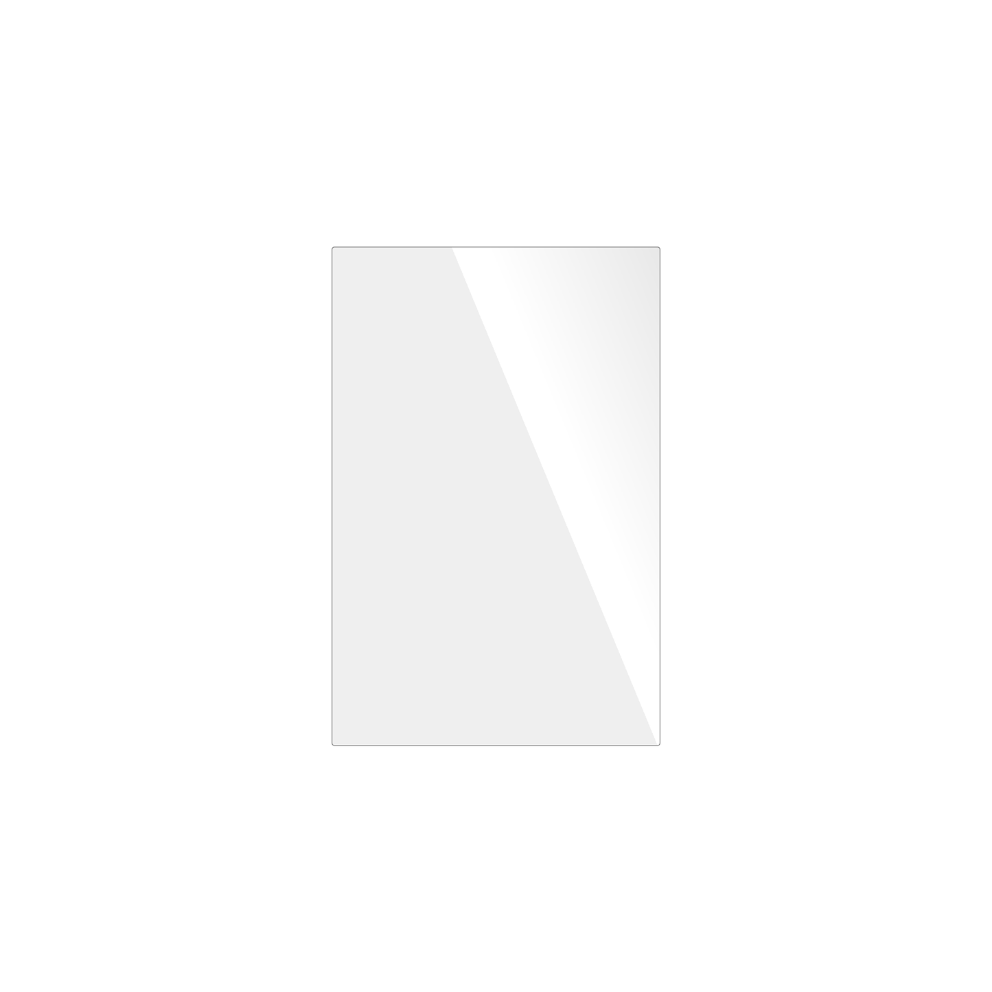 dipos Displayschutz für Digma CITI 1313C 4G, transparente Oberfläche, geringe Dicke und perfekte Passform
