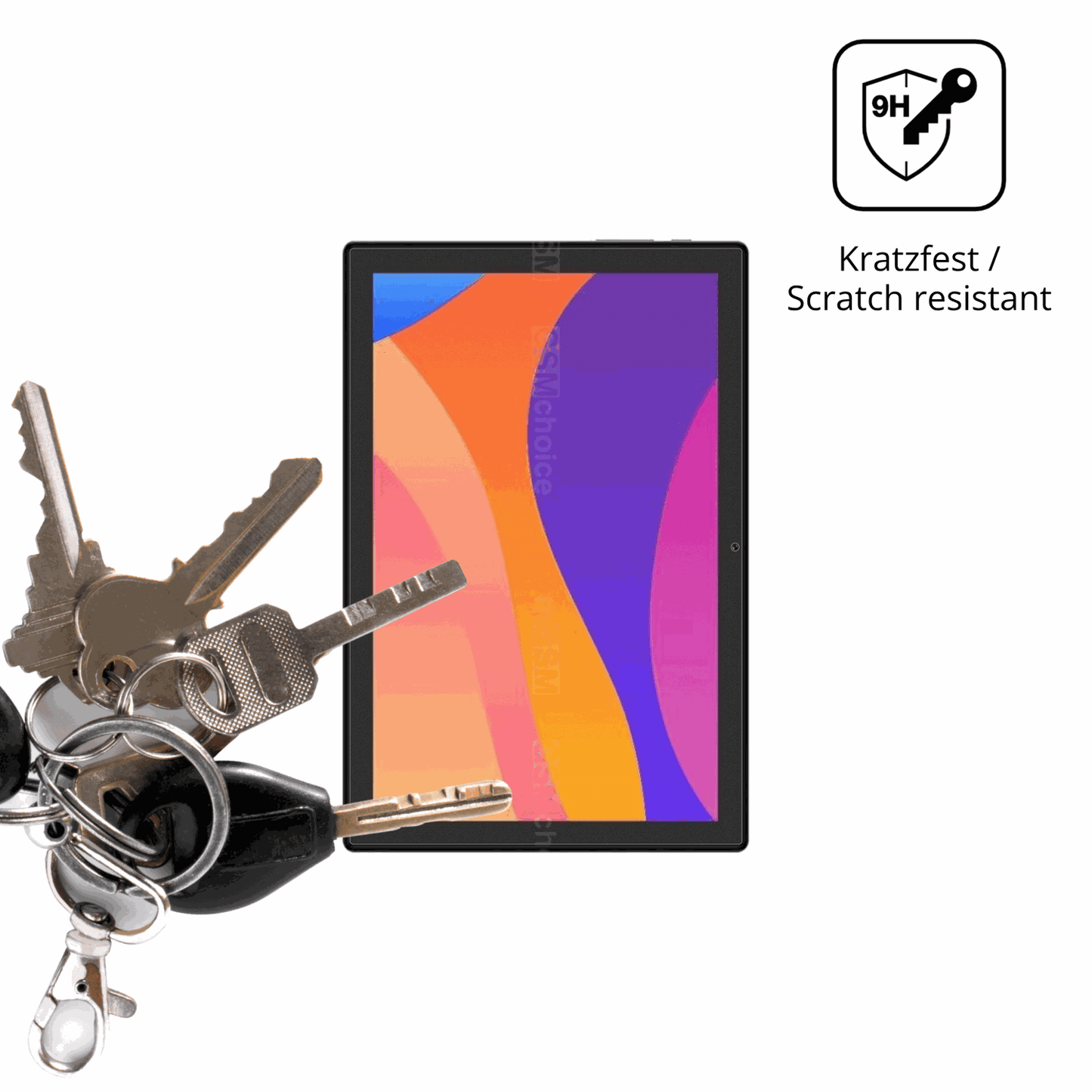 dipos Displayschutz für Digma CITI 1313C 4G, mattierte Oberfläche, robuste Festigkeit und perfekte Passform