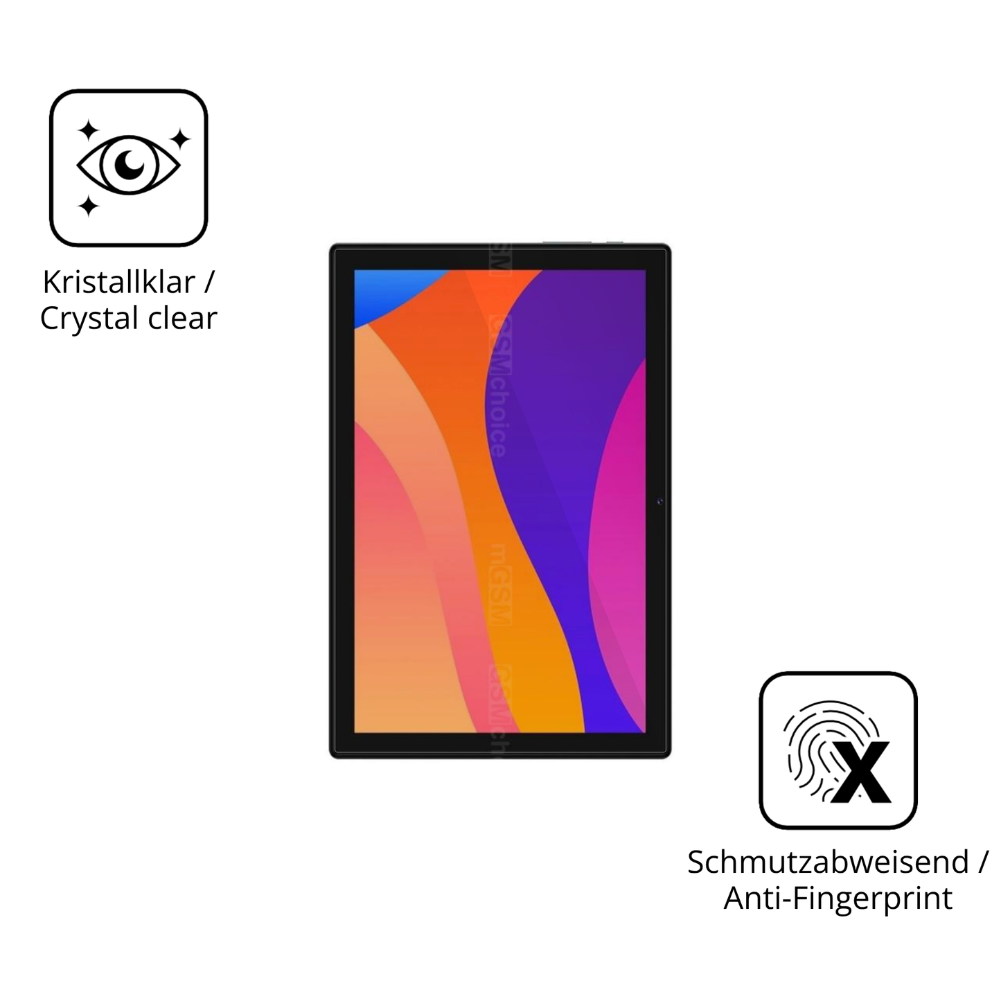 Flexible TPU-Folie passend zugeschnitten für Digma CITI 1313C 4G, vollständige Abdeckung