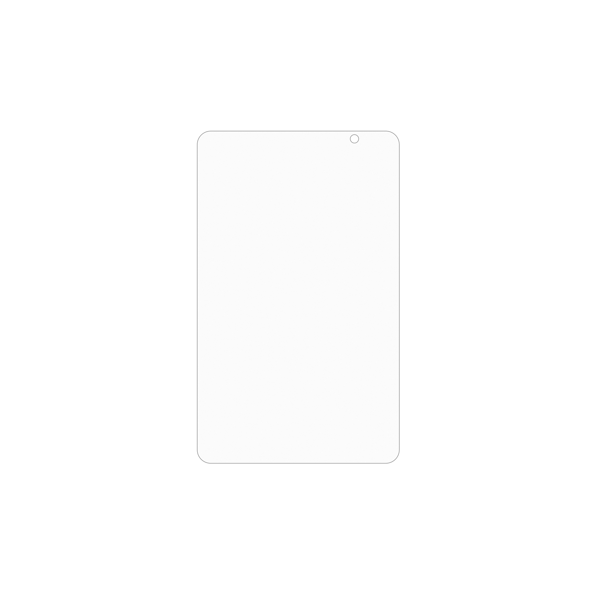 dipos Displayschutz für Digma G8, mattierte Oberfläche, geringe Dicke und perfekte Passform