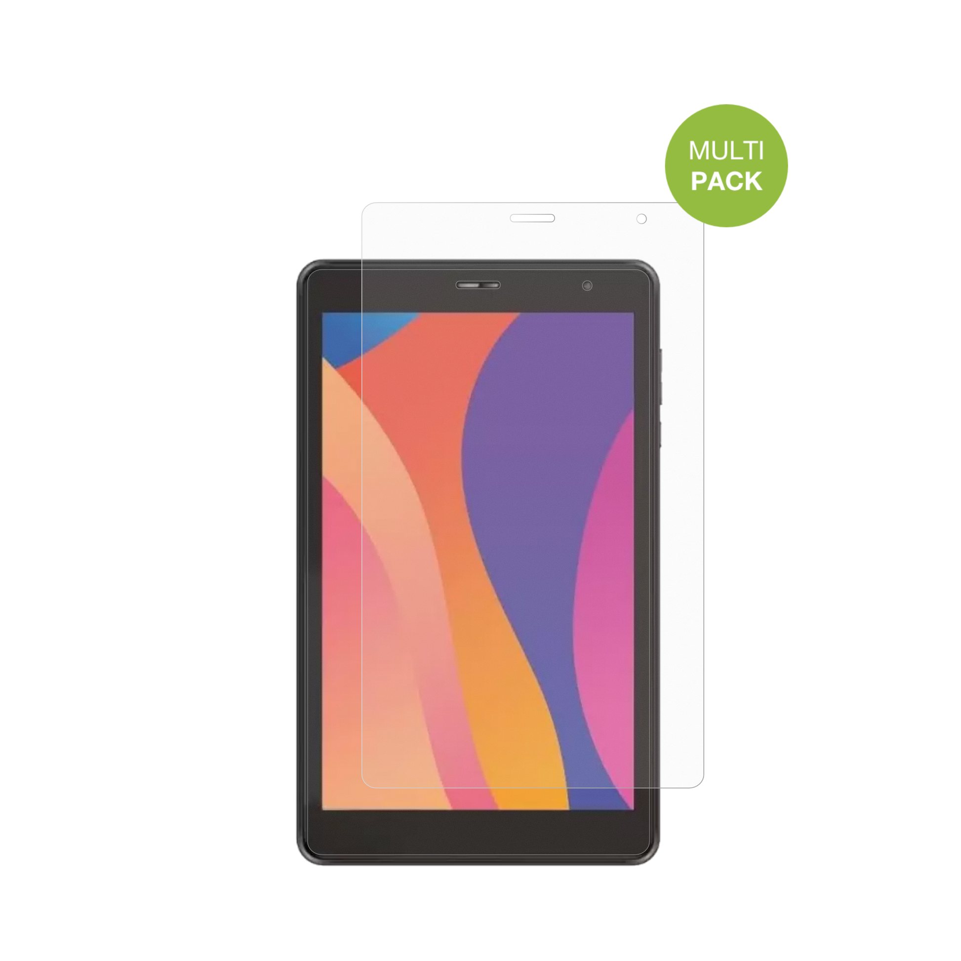 DigmaOptima 8305C 4G mit aufgebrachter dipos Displayschutzfolie, die lästige Fingerabdrücke minimiert