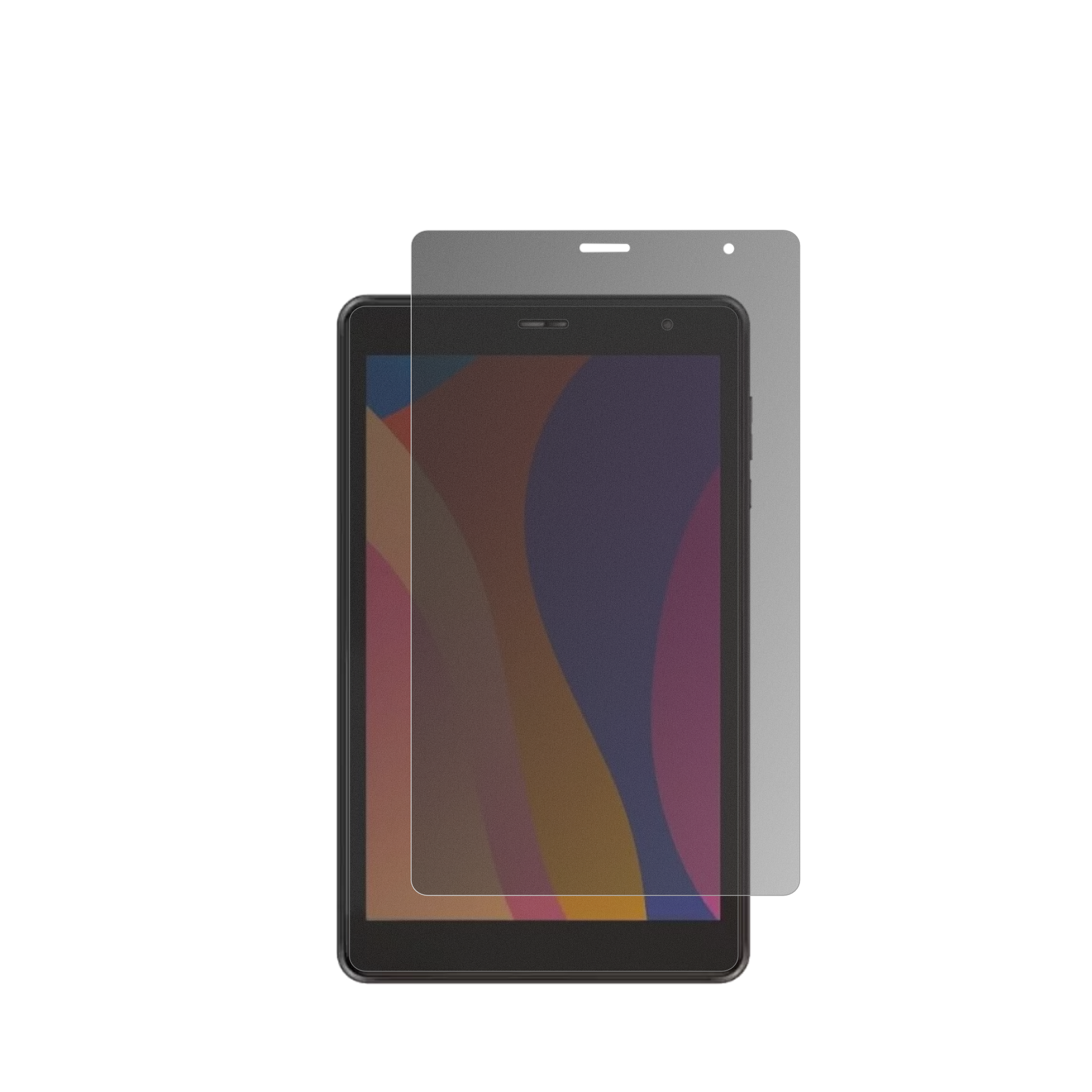 DigmaOptima 8305C 4G mit aufgebrachtem dipos Displayschutz, der seitliche Einblicke blockiert