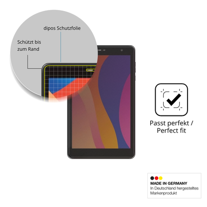 Schutz gegen Kratzer auf dem Digma Optima 8306C 4G Glas durch Schlüssel oder Ähnliches