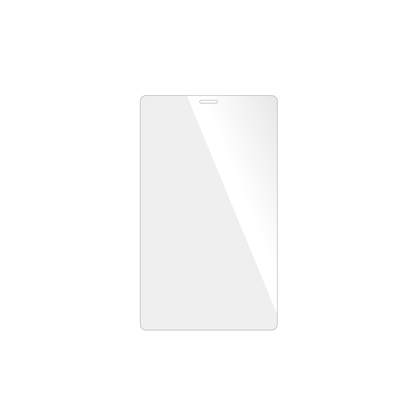 dipos Displayschutz für Digma Optima 8430E 4G, transparente Oberfläche, geringe Dicke und perfekte Passform