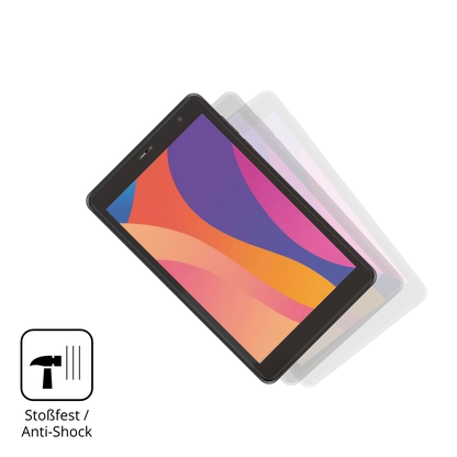 Schutz gegen Kratzer auf dem Digma Optima 8430E 4G Glas durch Schlüssel, Stöße gegen die Tischkante oder Stürze