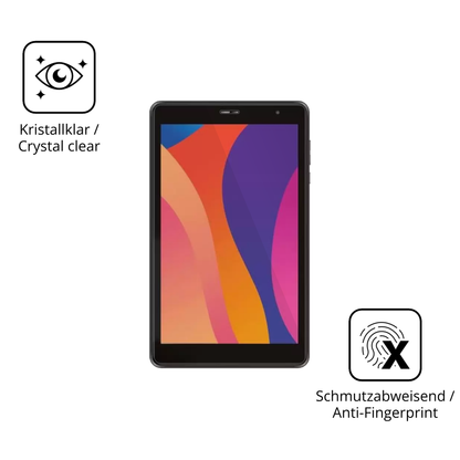 Flexible TPU-Folie passend zugeschnitten für Digma Optima 8430E 4G, vollständige Abdeckung