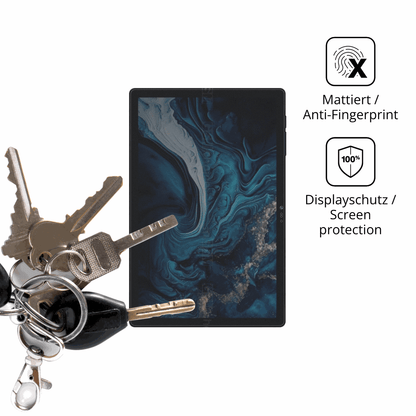 dipos Displayschutz für Digma Pro Hit 18, mattierte Oberfläche, Blickschutzfilter und perfekter Passform