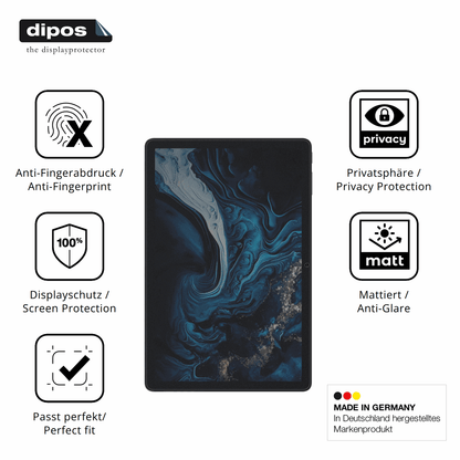 Privatsphäre-Schutz durch Sichtschutz-Folie passend zugeschnitten für Digma Pro Infinity