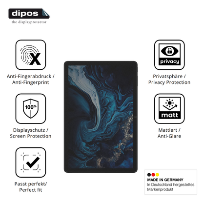 Privatsphäre-Schutz durch Sichtschutz-Folie passend zugeschnitten für Digma Pro Empire