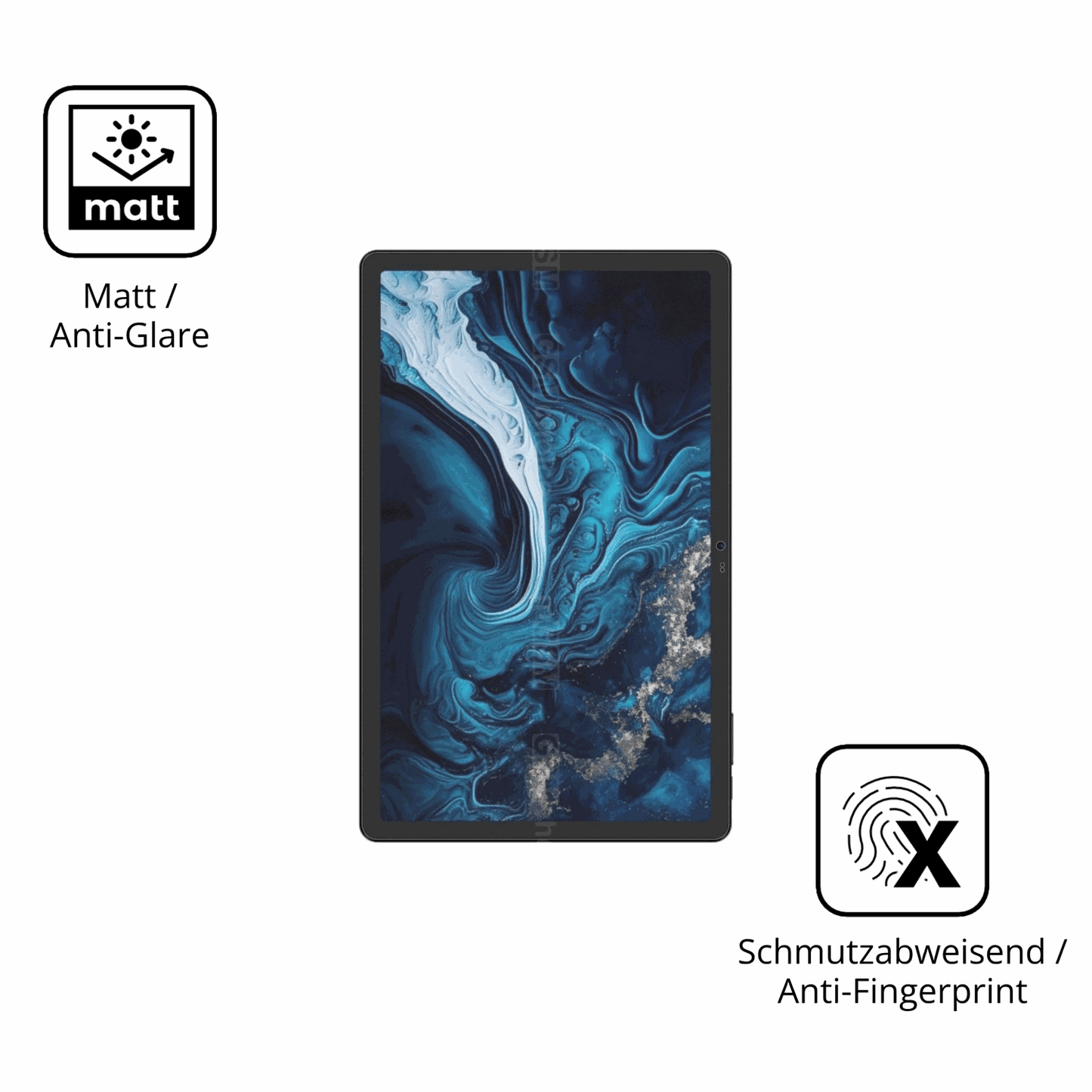 2x Screen Protector for Digma Pro Prime 18 11 Zoll Protection Anti Glare dipos