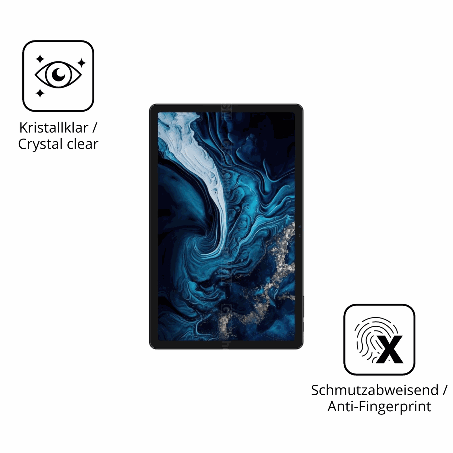 2x Screen Protector for Digma Pro Prime 18 11 Zoll Flexible Glass 9H dipos