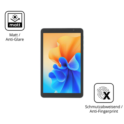 9H Hartbeschichtete, flexible Folie passend zugeschnitten für Digma Q8