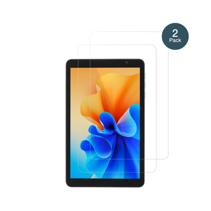 DigmaQ8 mit aufgebrachter dipos Flex Schutzfolie, glasklare Darstellung ohne Einschränkungen