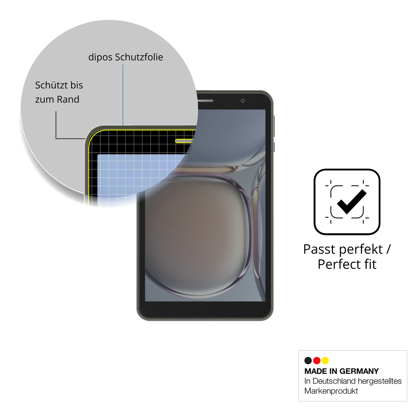 Schutz gegen Kratzer auf dem Digma R8 Glas durch Schlüssel oder Ähnliches