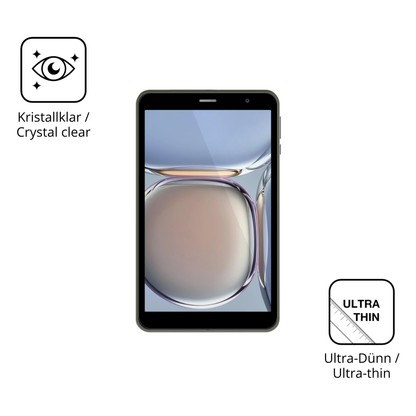 Dünne und klare Folie passend zugeschnitten für Digma R8