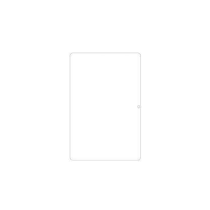 dipos Displayschutz für Digma Z10, mattierte Oberfläche, geringe Dicke und perfekte Passform
