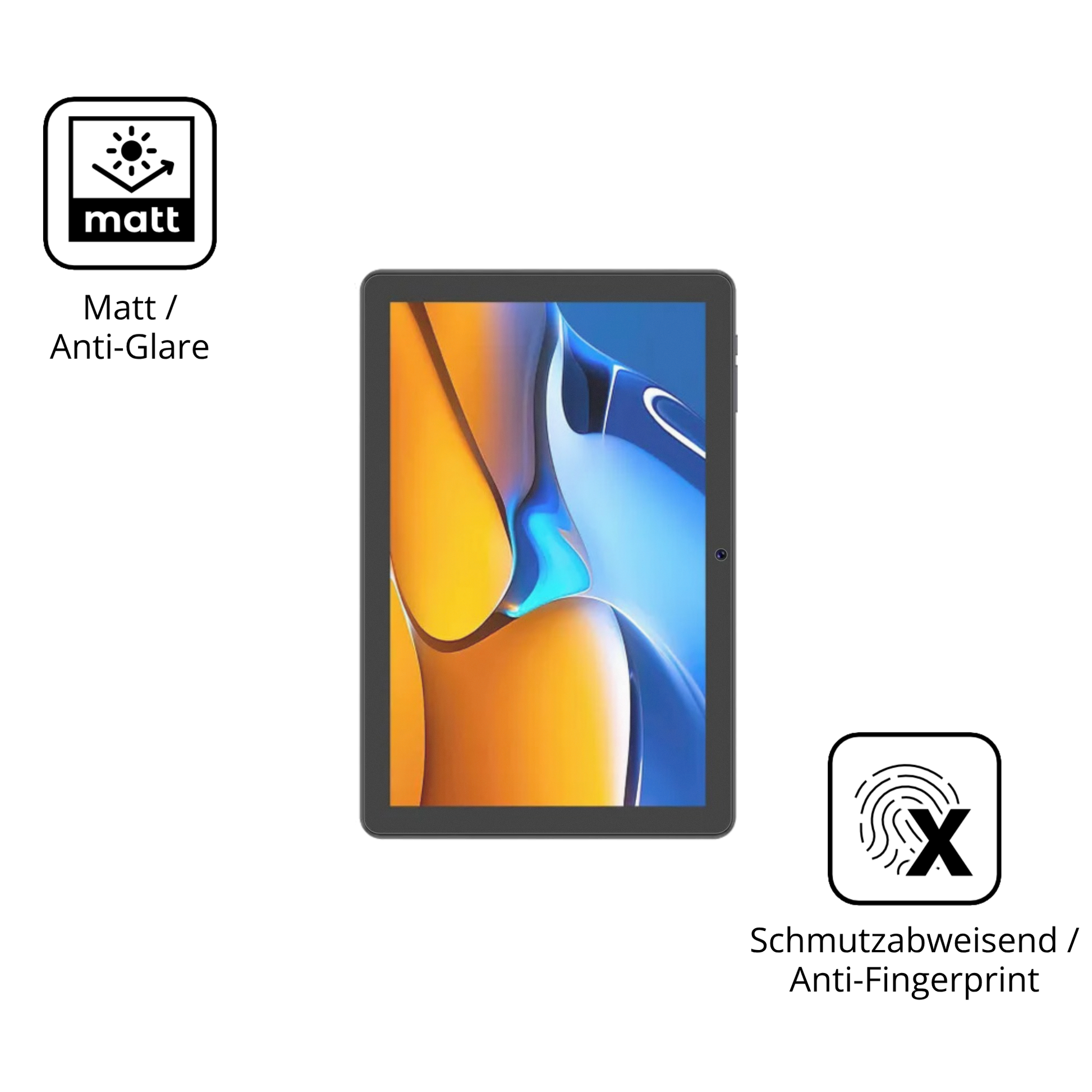 9H Hartbeschichtete, flexible Folie passend zugeschnitten für Digma Z10