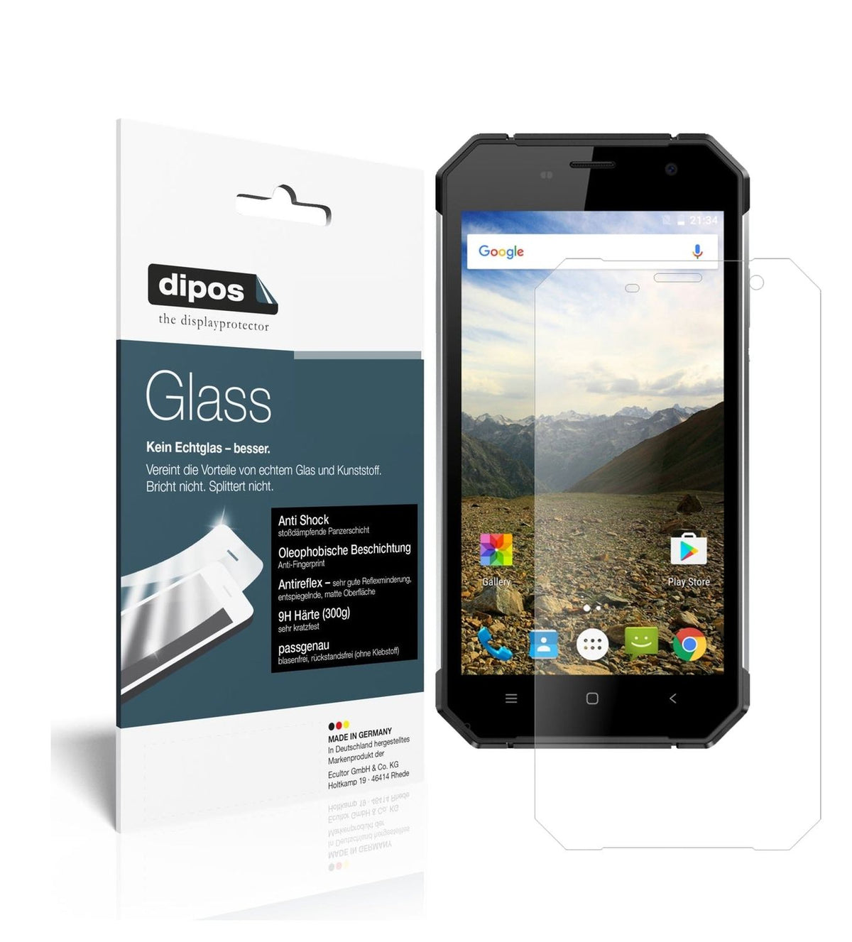 1x 9H Matte Screen Protector for Nomu S30