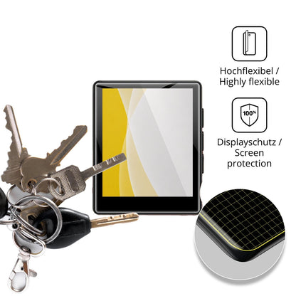 dipos Displayschutz für Diofox M5, transparente Oberfläche, geringe Dicke und perfekte Passform