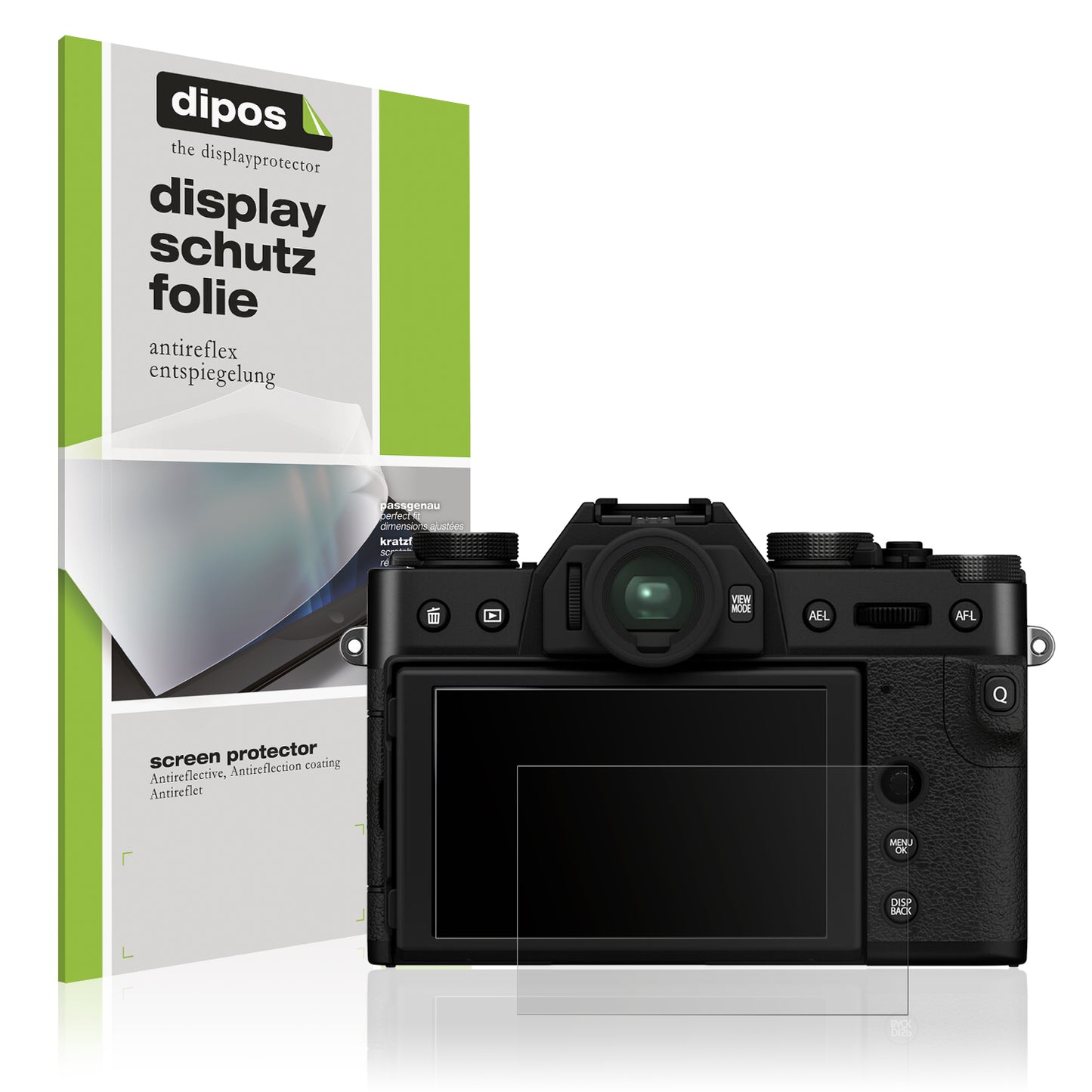 4x Schutzfolie matt für Fujifilm X-T30 II Display-Schutzfolie