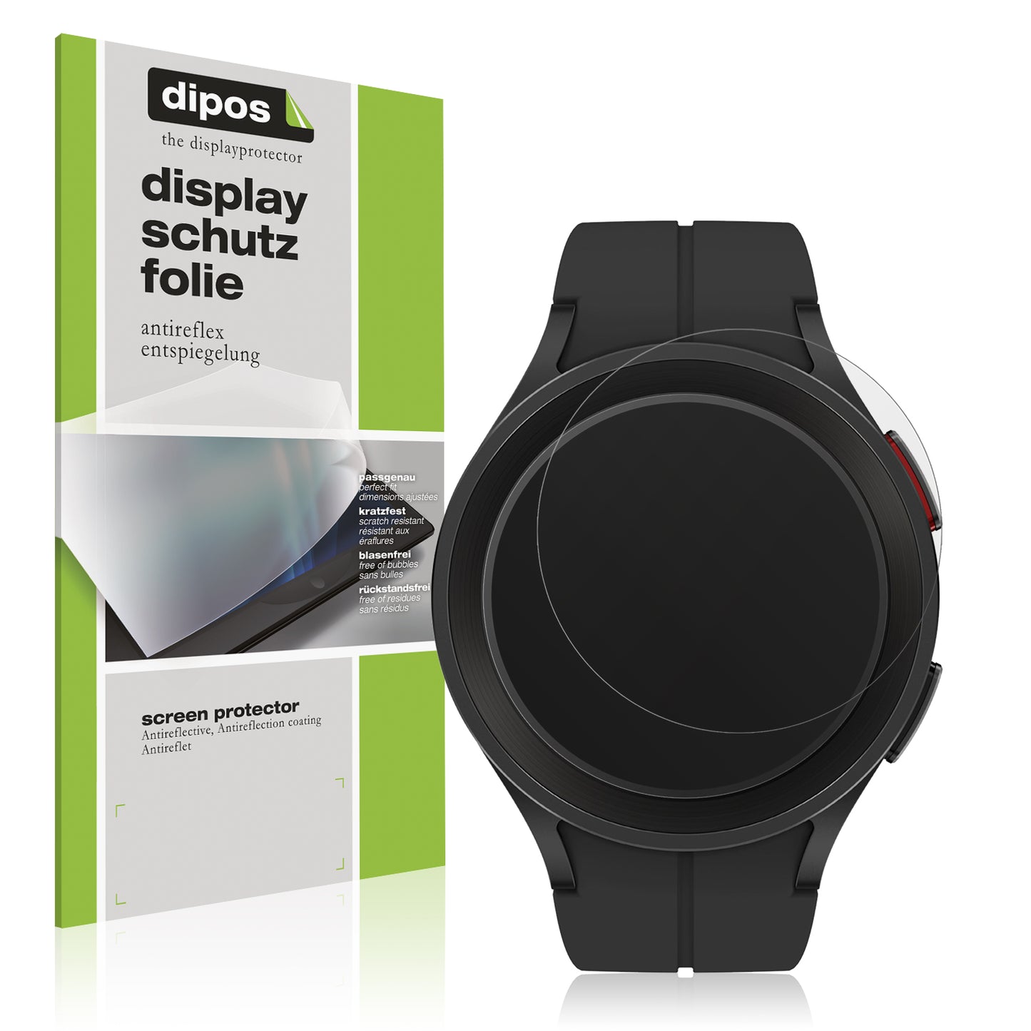 1x Schutzfolie matt für Samsung Galaxy Watch 5 Pro Display-Schutzfolie