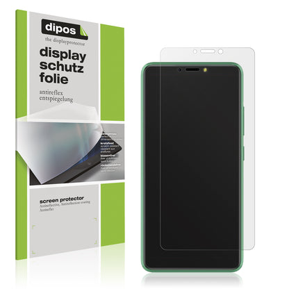 Matte Displayschutzfolie von dipos passend für Walton Primo F10, präziser Zuschnitt und blasenfrei montiert