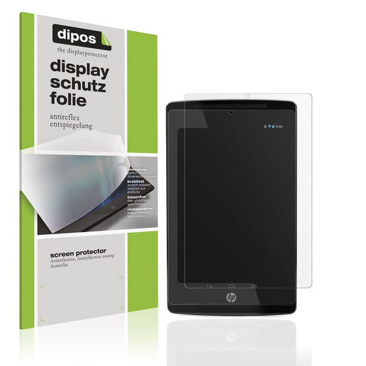 2x Screen Protector for HP Slate 7 Extreme Protection Anti Glare dipos