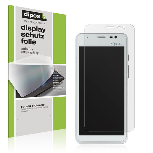 4x Screen Protector for CCV compact A77 Protection Anti Glare dipos