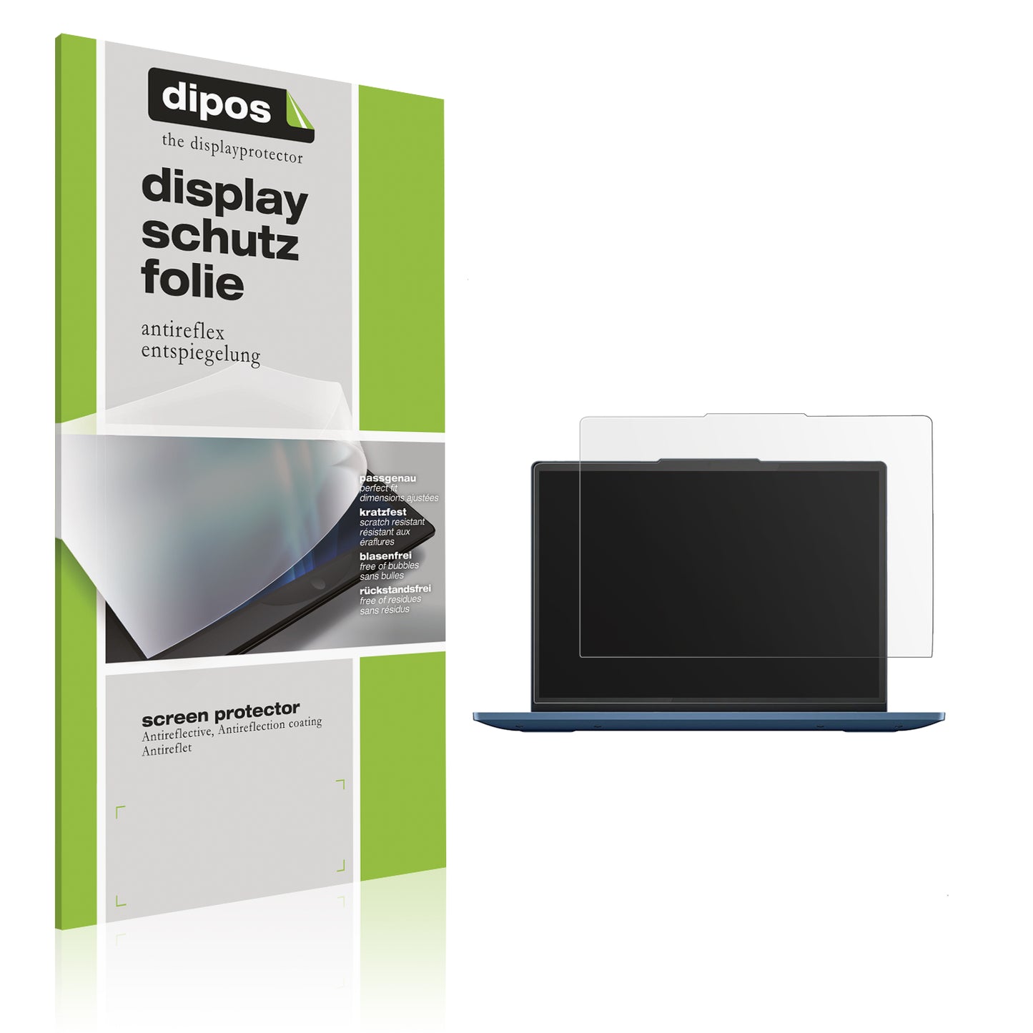 2x Schutzfolie matt für Lenovo IdeaPad Flex 3i 12 Zoll Display-Schutzfolie
