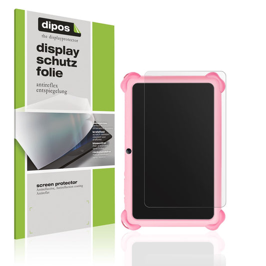 2x Screen Protector for zcobro Kinder Tab 10 Zoll Protection Anti Glare dipos