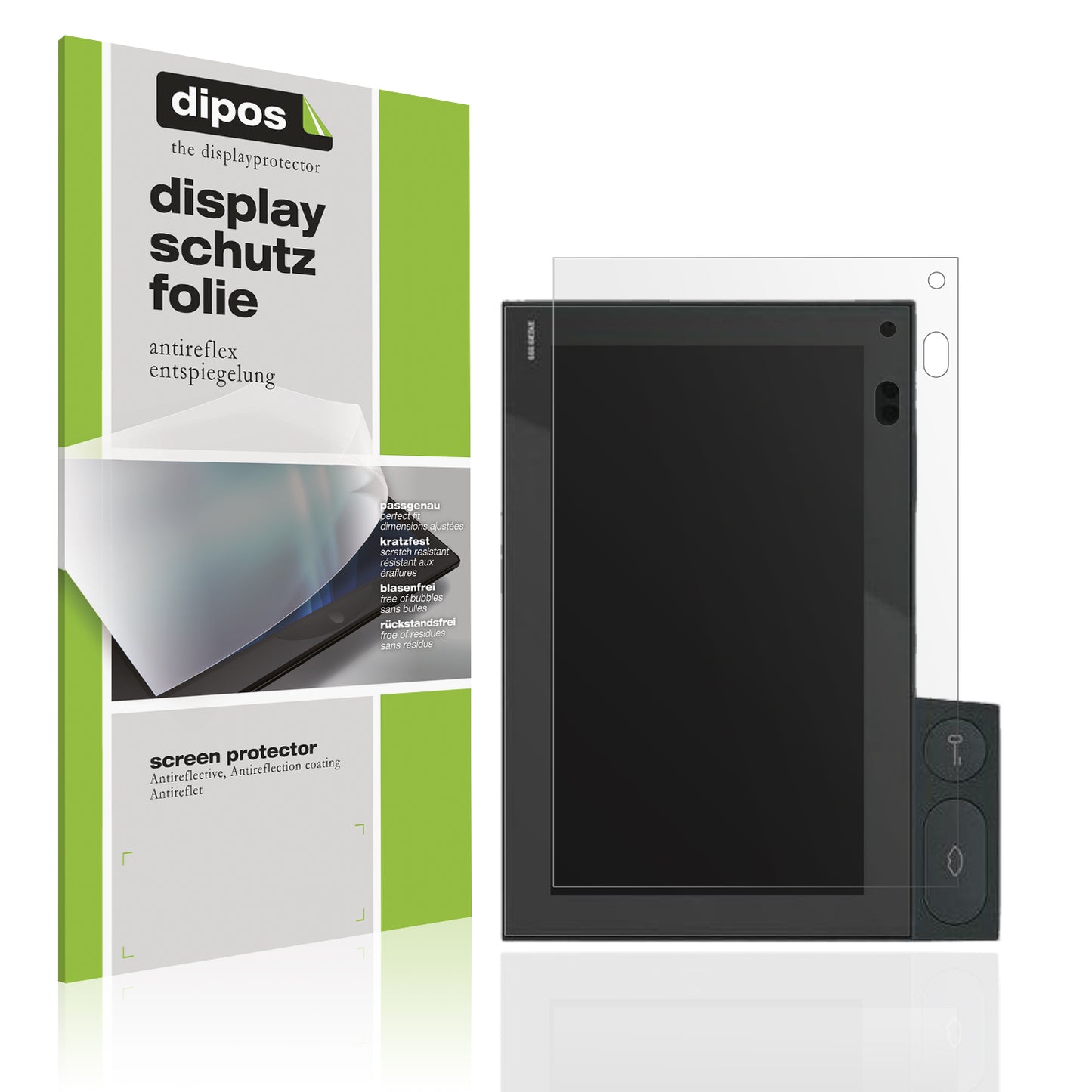 2x Schutzfolie matt für Siedle Axiom A 150-10 Display-Schutzfolie