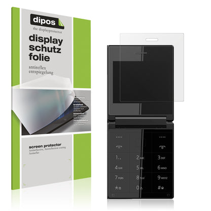 4x Schutzfolie matt für Itel Flip One Display-Schutzfolie