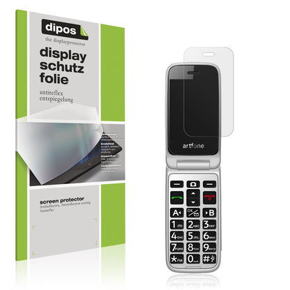 4x Schutzfolie matt für Artfone G3 4G Display-Schutzfolie
