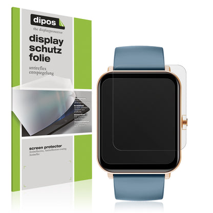 1x Schutzfolie matt für Huakua G50 Smartwatch Display-Schutzfolie