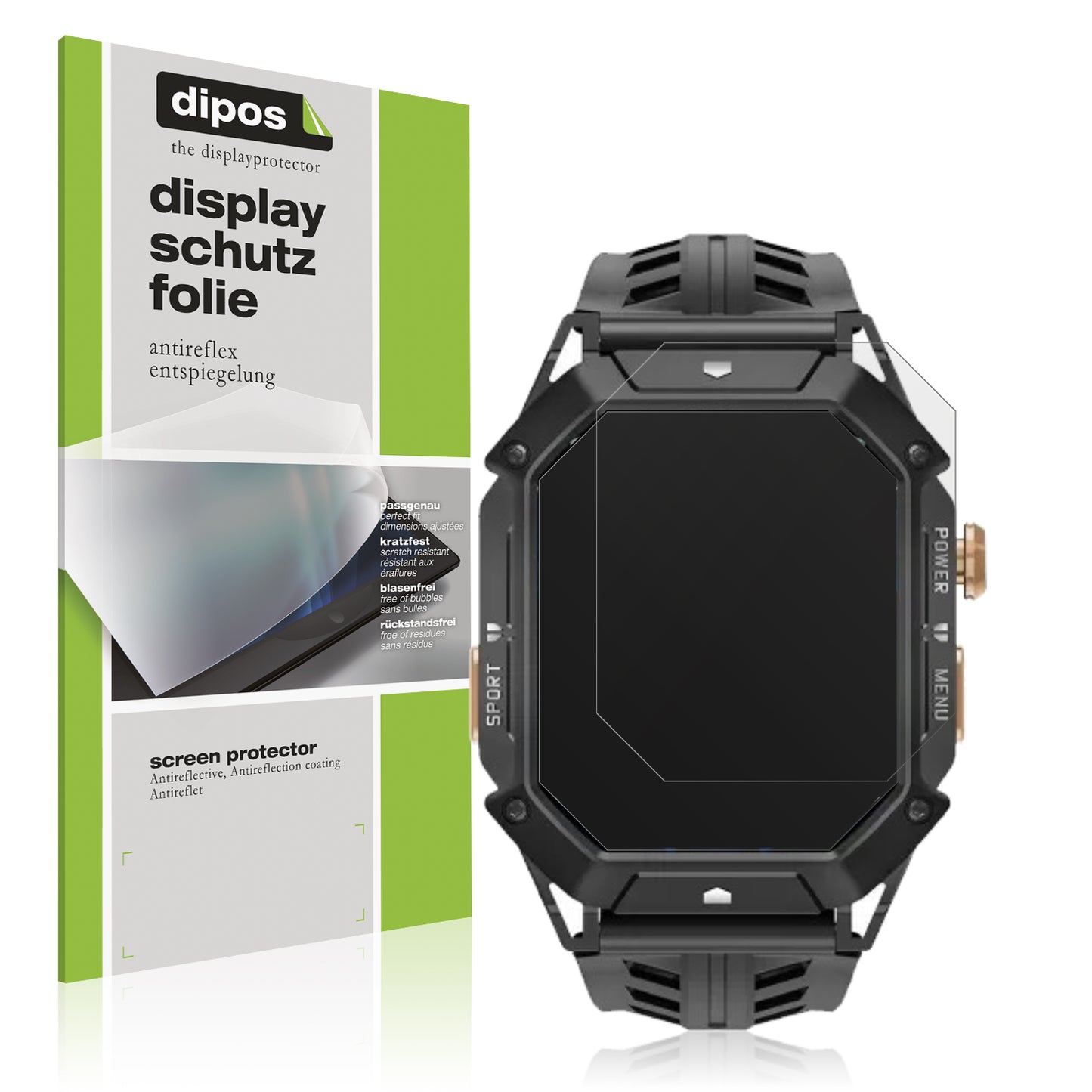 Displayschutzfolie passend für Oukitel BT80